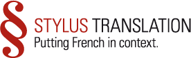 STYLUS TRANSLATION | Putting French in context